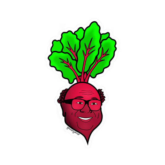 Danny Debeeto Vinyl Sticker | Funny Celebrity Food Pun | Famous Actor Wordplay Decal - Fun Sticker for Car/Water Bottle/Notebook