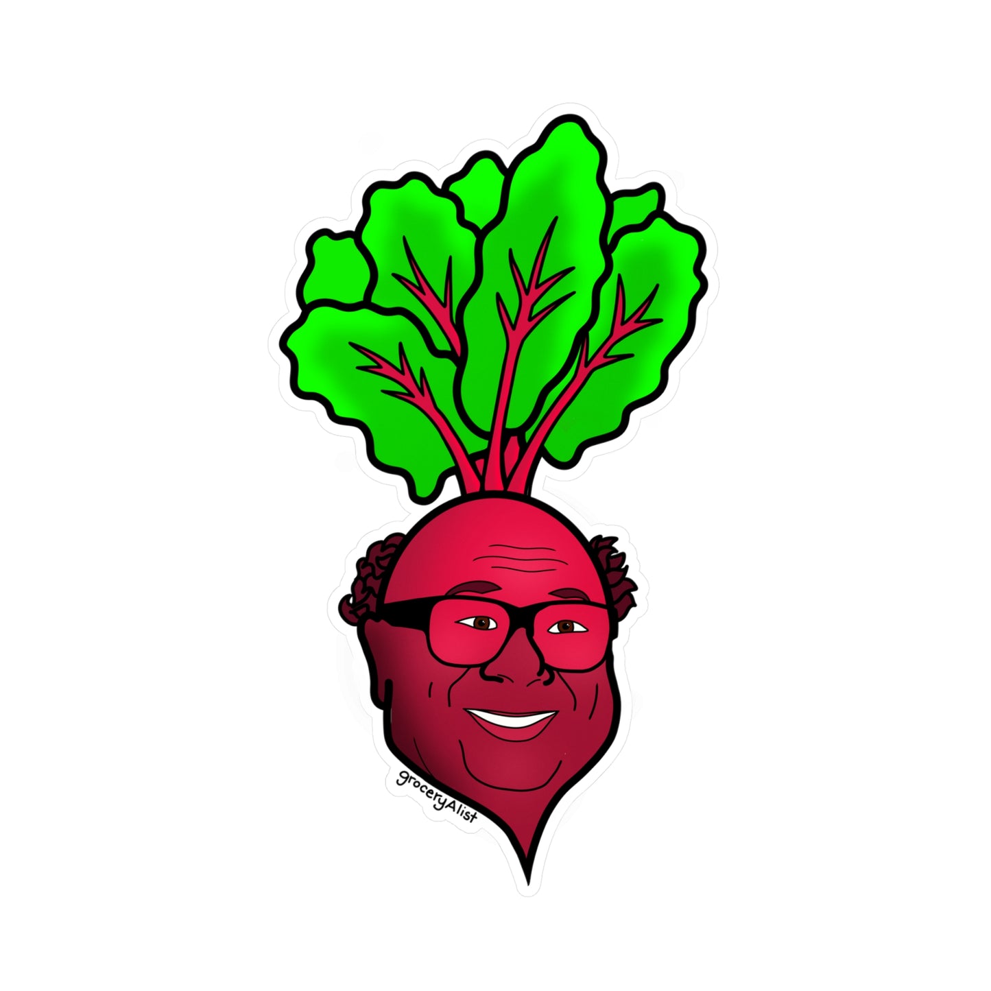 Danny Debeeto Vinyl Sticker | Funny Celebrity Food Pun | Famous Actor Wordplay Decal - Fun Sticker for Car/Water Bottle/Notebook