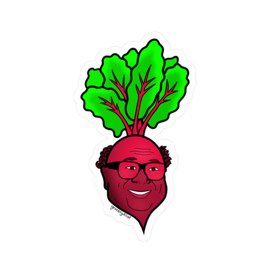 Danny Debeeto Vinyl Sticker | Funny Celebrity Food Pun | Famous Actor Wordplay Decal - Fun Sticker for Car/Water Bottle/Notebook