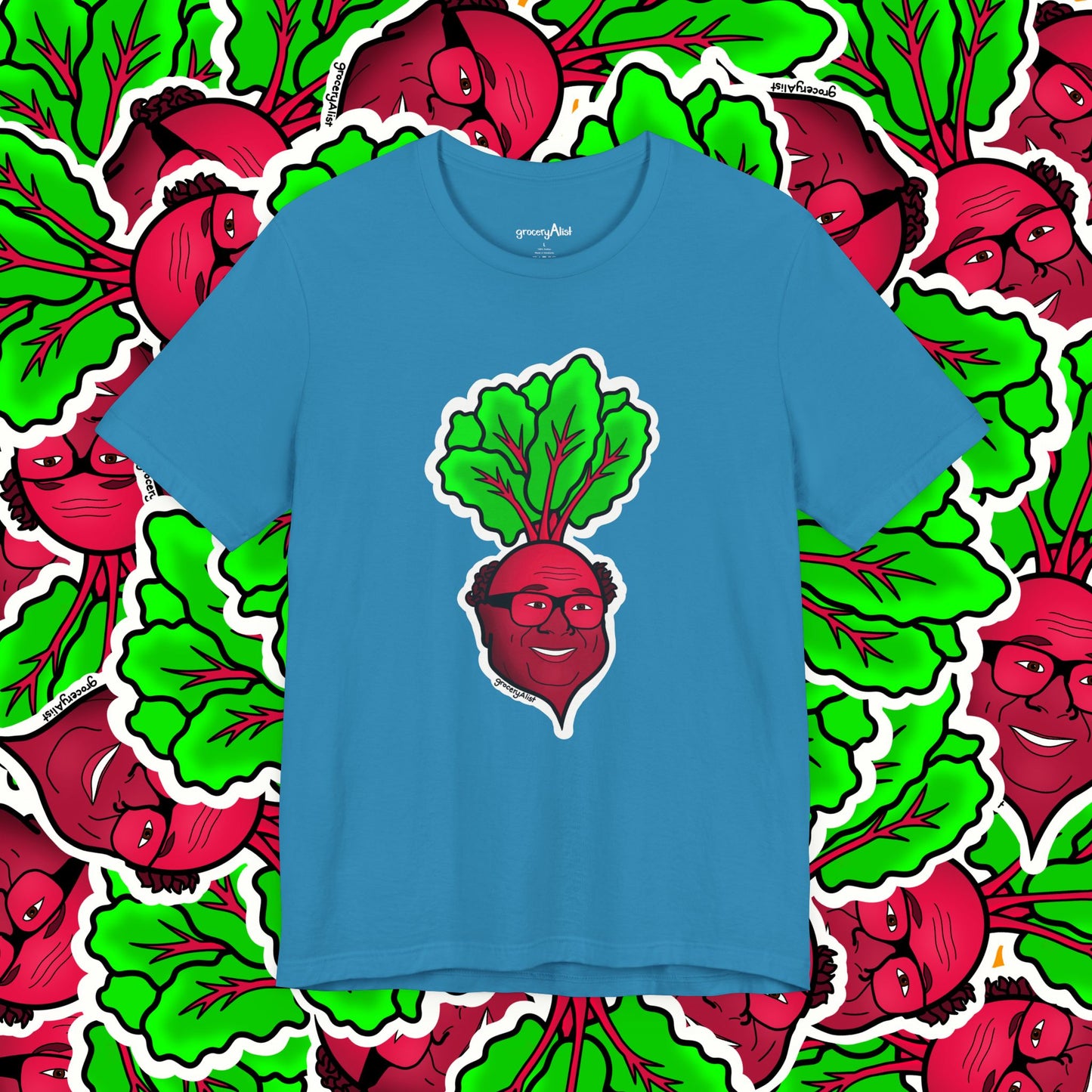 Danny Debeeto T-shirt Full Front | Celebrity Pun T-shirt | Dad Joke Shirt