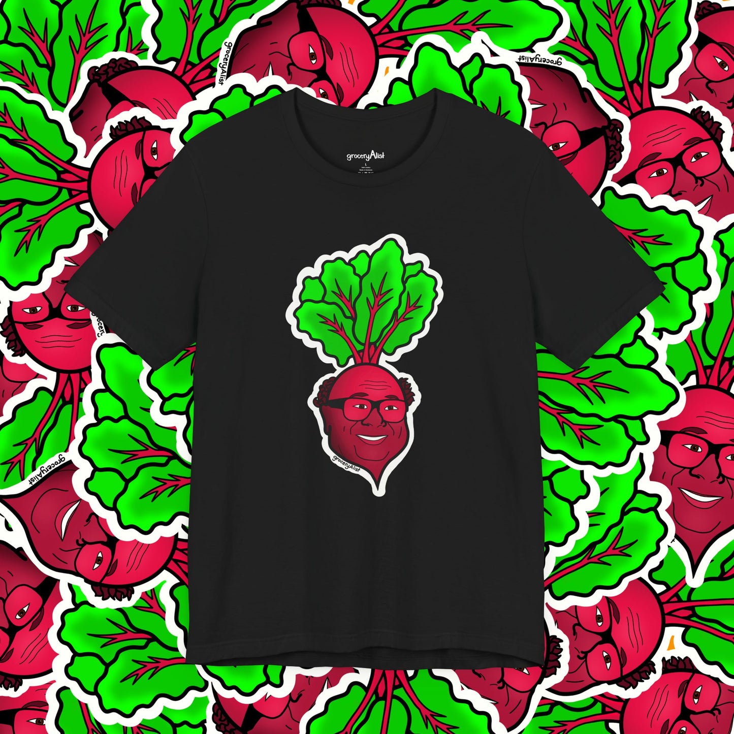 Danny Debeeto T-shirt Full Front | Celebrity Pun T-shirt | Dad Joke Shirt