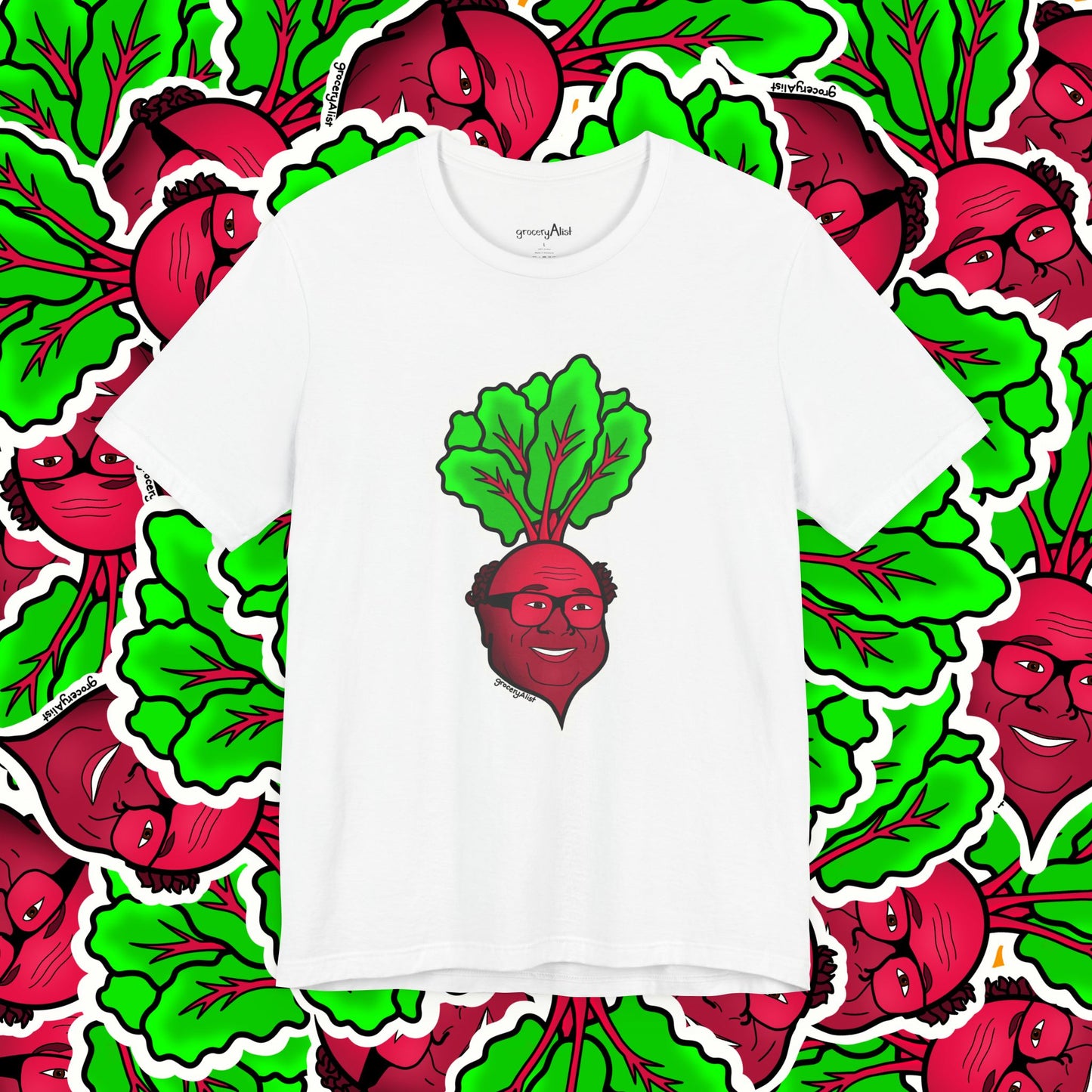 Danny Debeeto T-shirt Full Front | Celebrity Pun T-shirt | Dad Joke Shirt